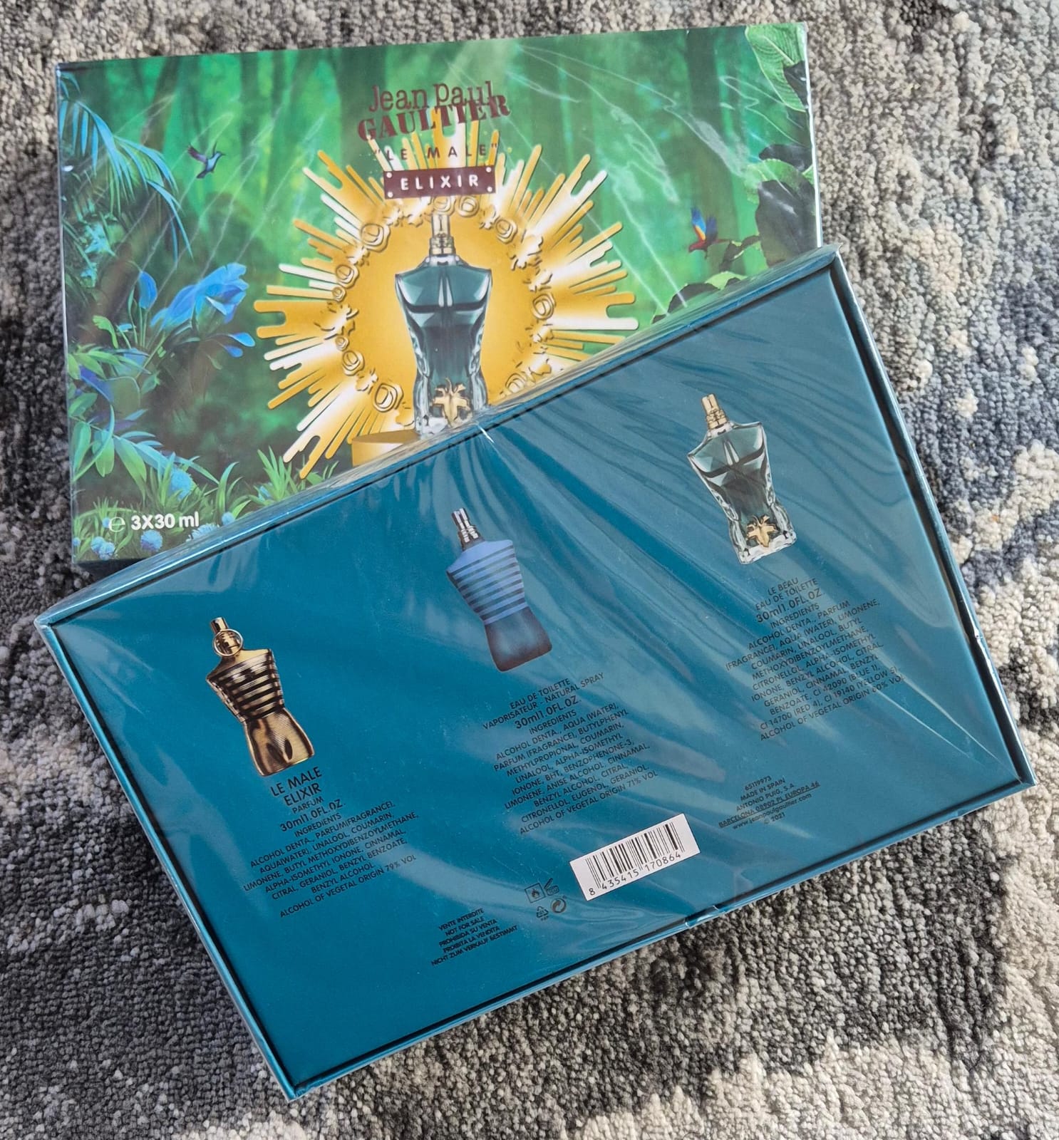 Jean Paul Gaultier EDT/Le Male Elixir/Le Beau Set 3x30ml