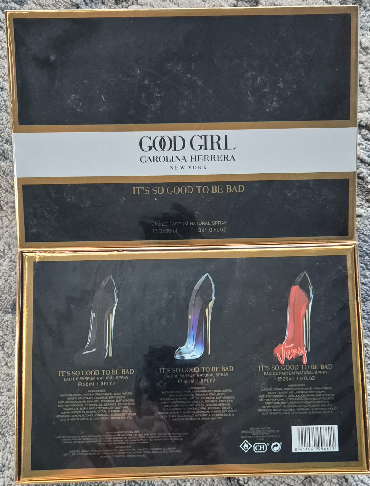 CH Good Girl Black/Legere/Very Set (3x30ml)