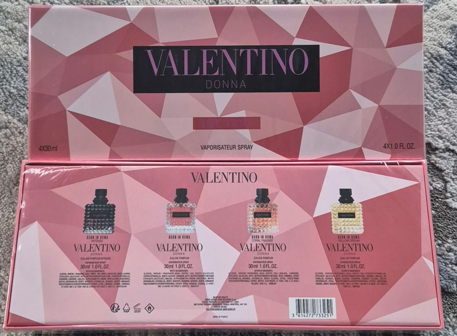 Valentino Donna Born In Roma/Intense/Yellow Dream/Coral Fantasy Set (4x30ml)