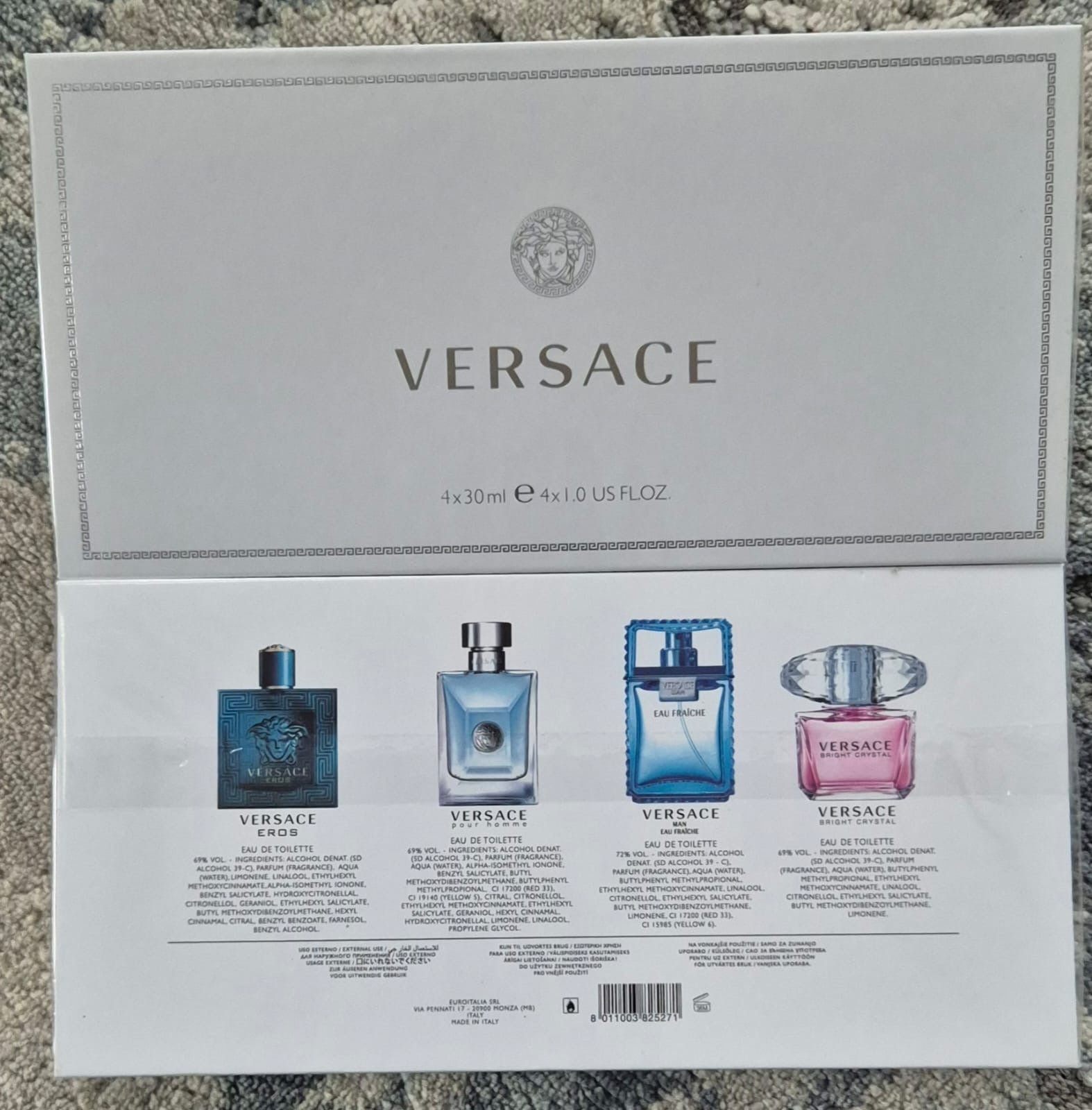 Versace Set (4x30ml) (3xMen & 1xLadies)