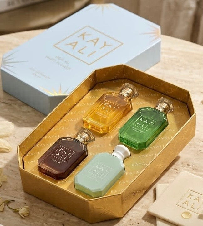 Kayali (Yum Pistachio/Maldives/Capri/Vanilla) Set (4x30ml)