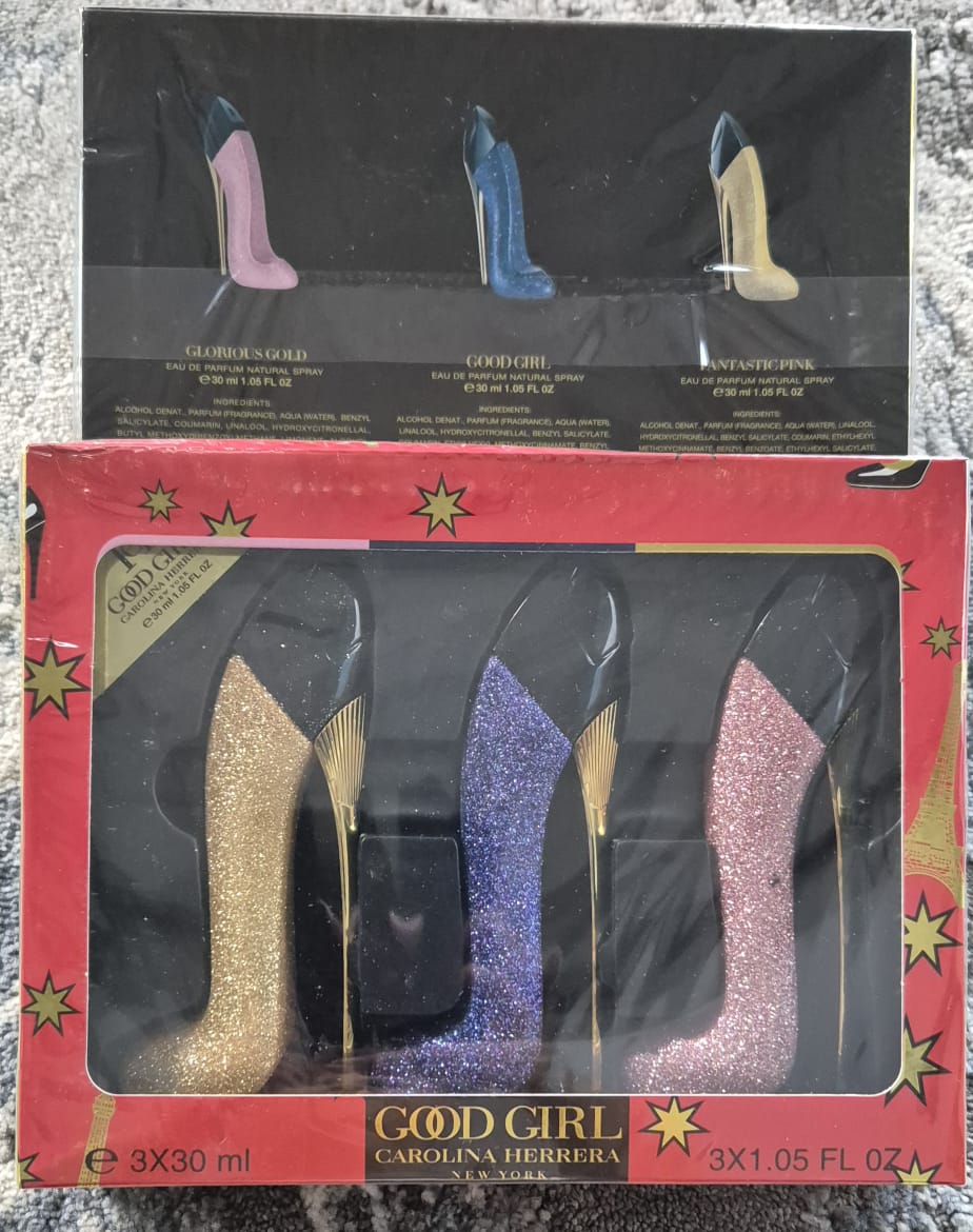 CH Good Girl Glitter Heel Set (Blue Glitter)  (3x30ml)